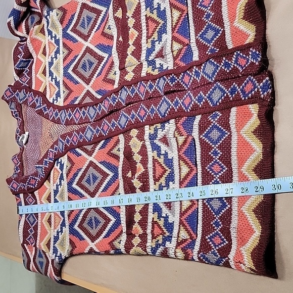 Forever 21, Size M, Aztec, Southwestern Open Cardigan, Excellent Condition - Picture 6 of 10